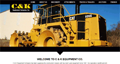 Desktop Screenshot of c-kequipment.com