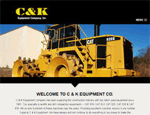 Tablet Screenshot of c-kequipment.com